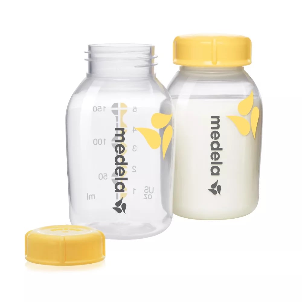 Medela Breast Milk Cooler and Tranport Set-4-5oz bottles, ice pack