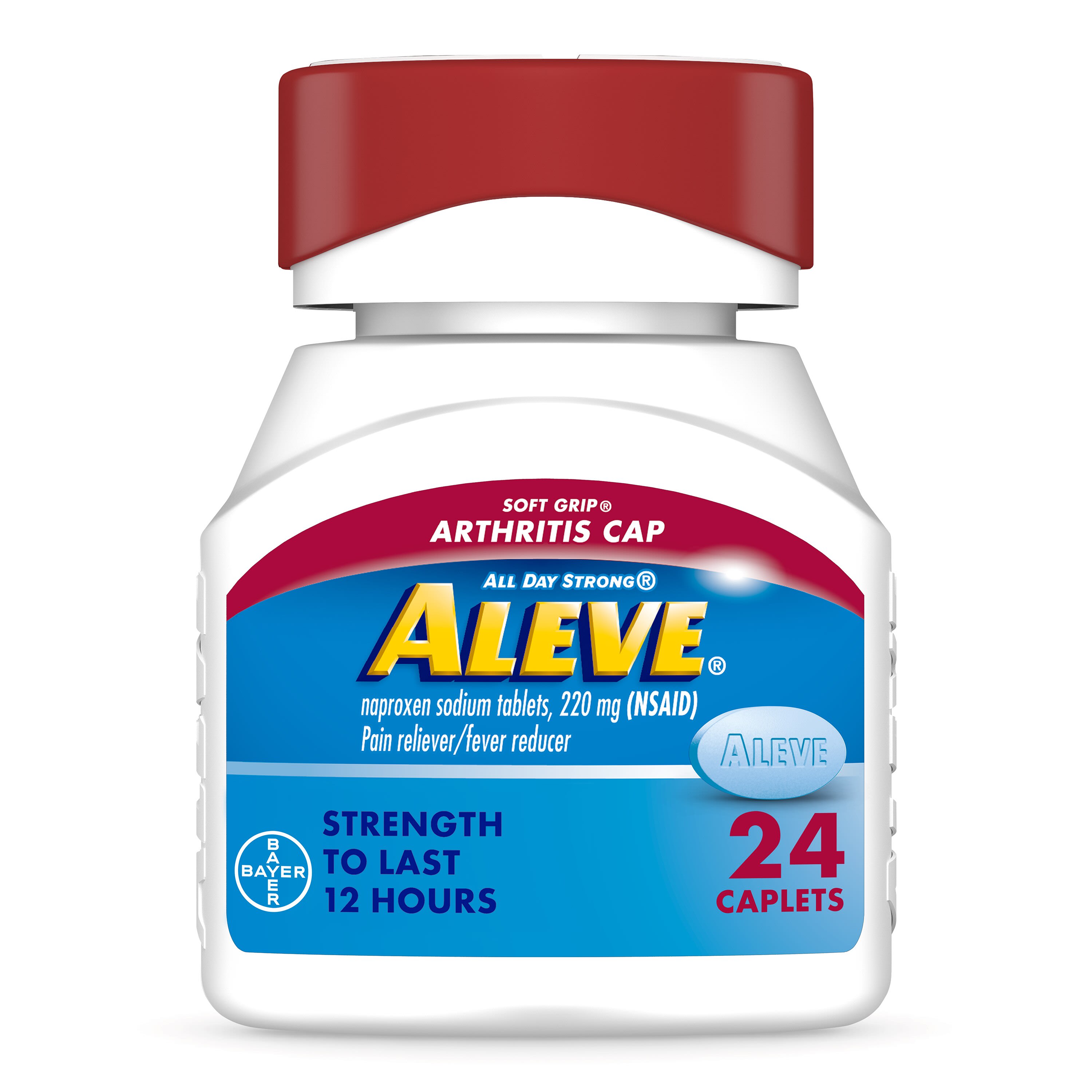 Aleve® (naproxen sodium) Caplets - Powerful 12-Hour Pain Relief