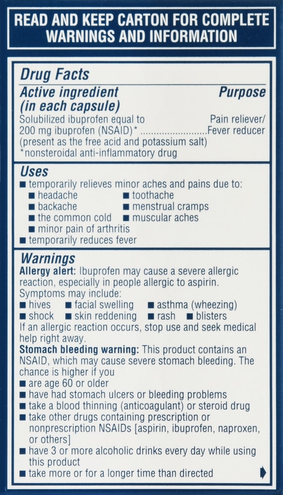 Advil Menstrual (40 Count) Pain Reliever / Fever Reducer Tablet, 200mg  Ibuprofen Sodium, Menstrual Cramps, Temporary Pain Relief 