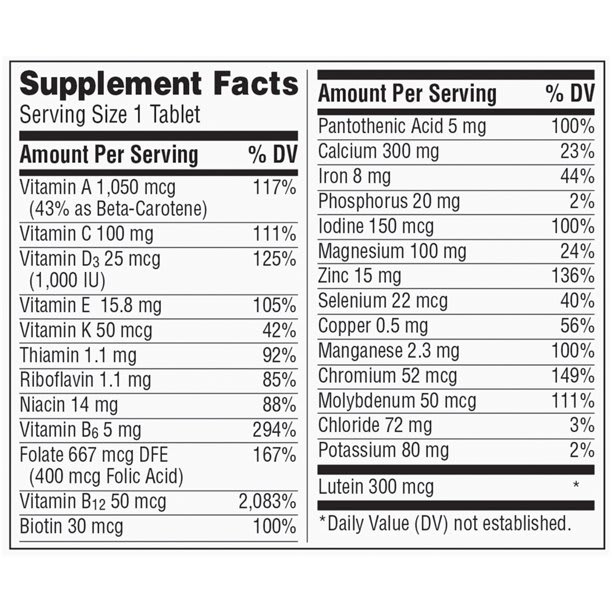 Centrum Silver Women 50+ Multivitamin Tablets - 100 ct ...