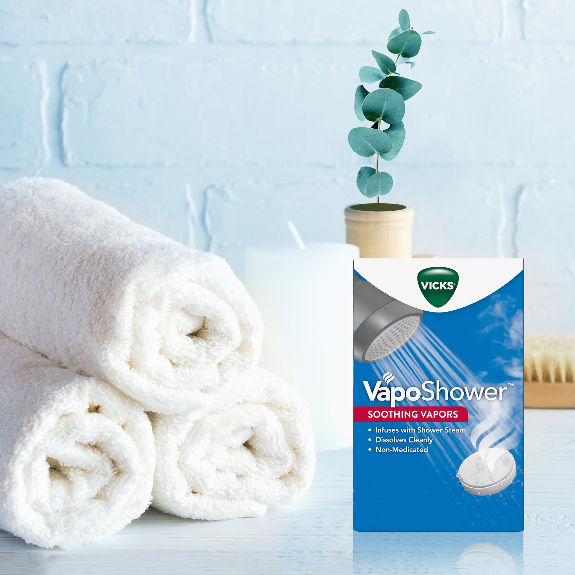 Vicks Vapo Stick, Invisible Solid Balm, Soothing Vicks Vapors for