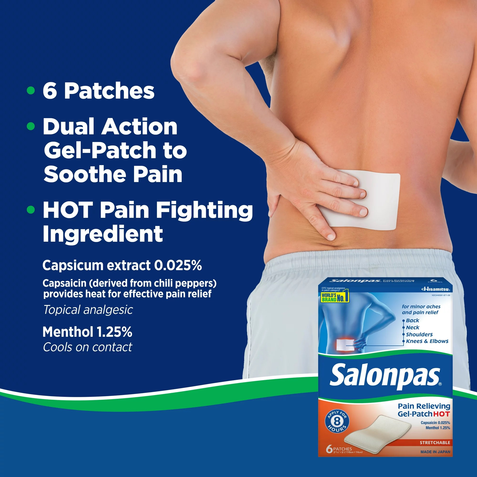 Salonpas Lidocaine Maximum Strength Pain Relieving