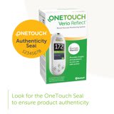 OneTouch Verio Reflect Blood Glucose Meter | Monitor For Sugar Test Kit  Includes Monitor, Lancing Device, 10 Sterile Lancets, and Carrying Case