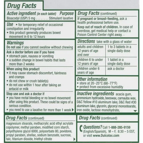 Bisacodyl, Laxative