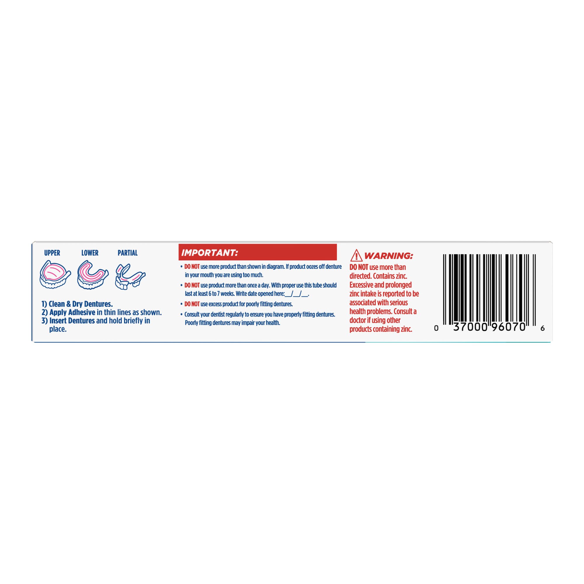 Sea Bond Secure Denture Adhesive Seals, Original, codes for sea piece 2  2023 