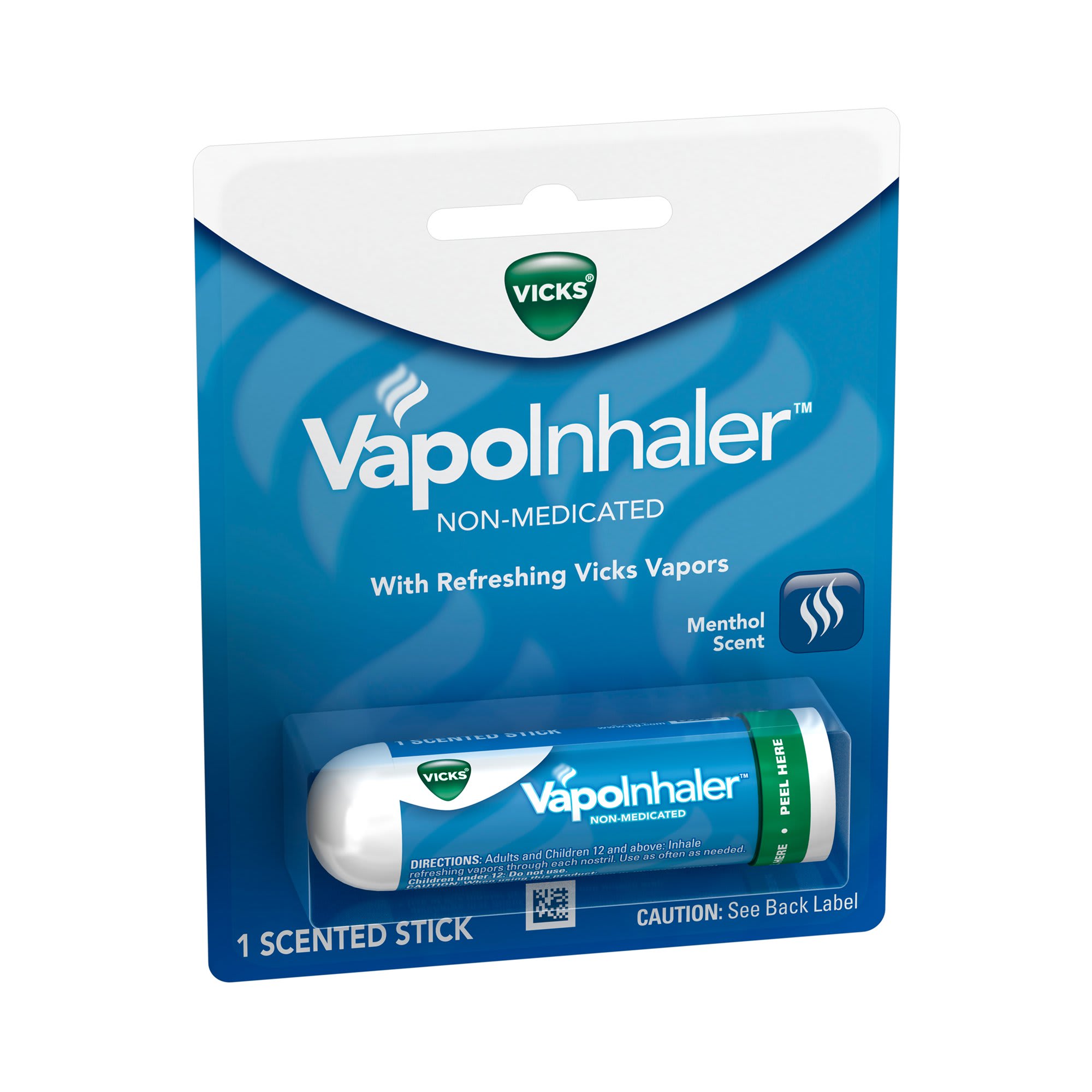 Vicks VapoInhaler Portable Nasal Inhaler, Non-Medicated, 1