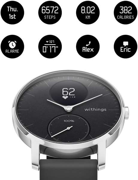 Withings Steel Sport - HR & Fitness Tracking Watch Optum Store