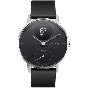 Withings Steel HR Sport - Multisport hybrid Smartwatch, connected GPS,  heart rate, fitness level via VO2 max, activity and sleep tracking