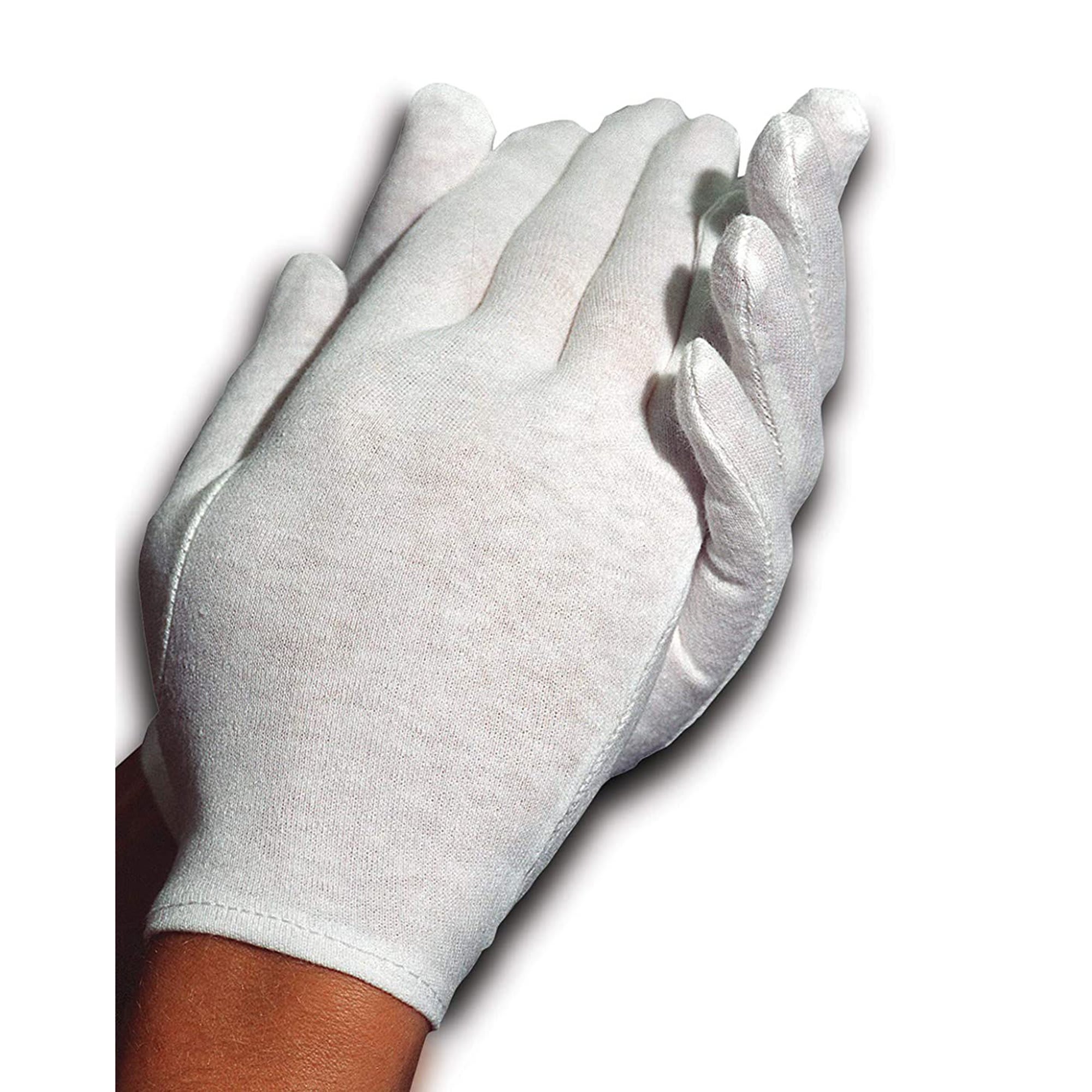 Cara 100% Dermatological Cotton Gloves, Medium - 1 pair