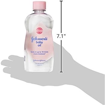 Johnson's Baby Oil, Mineral Oil, Baby Massage Oil, Original, 14 fl. oz 