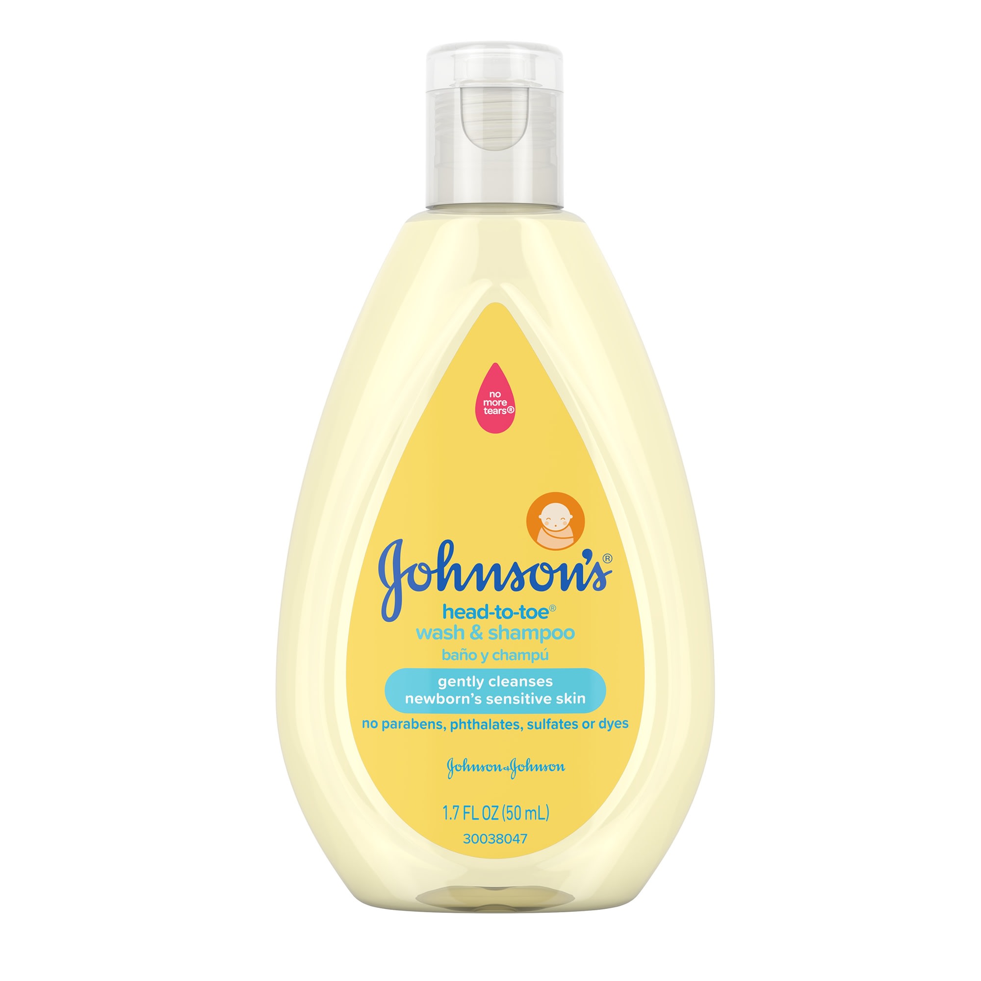 Johnson's Baby Shampoo, Tear-Free with Gentle Formula, 13.6 fl. oz