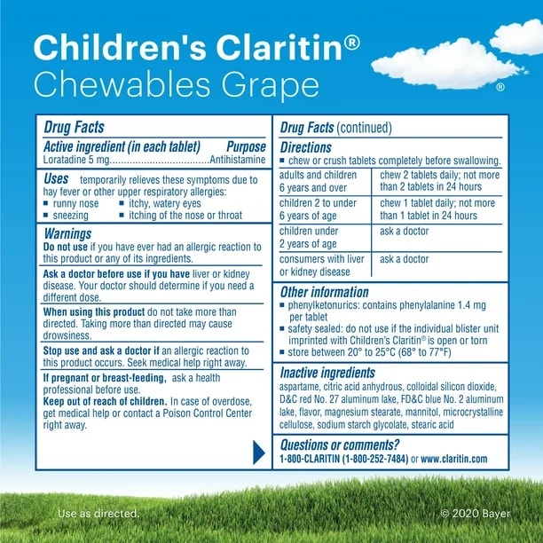 Claritin 20 Mg