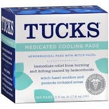 Tucks Medicated Hemorrhoidal Pads - 100ct