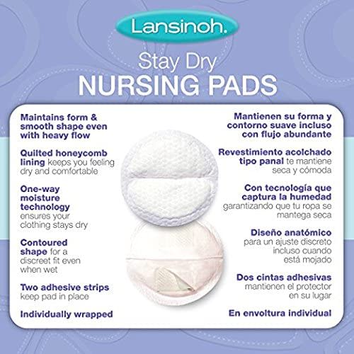 Lansinoh Stay Dry Nursing Pads - 60 ct