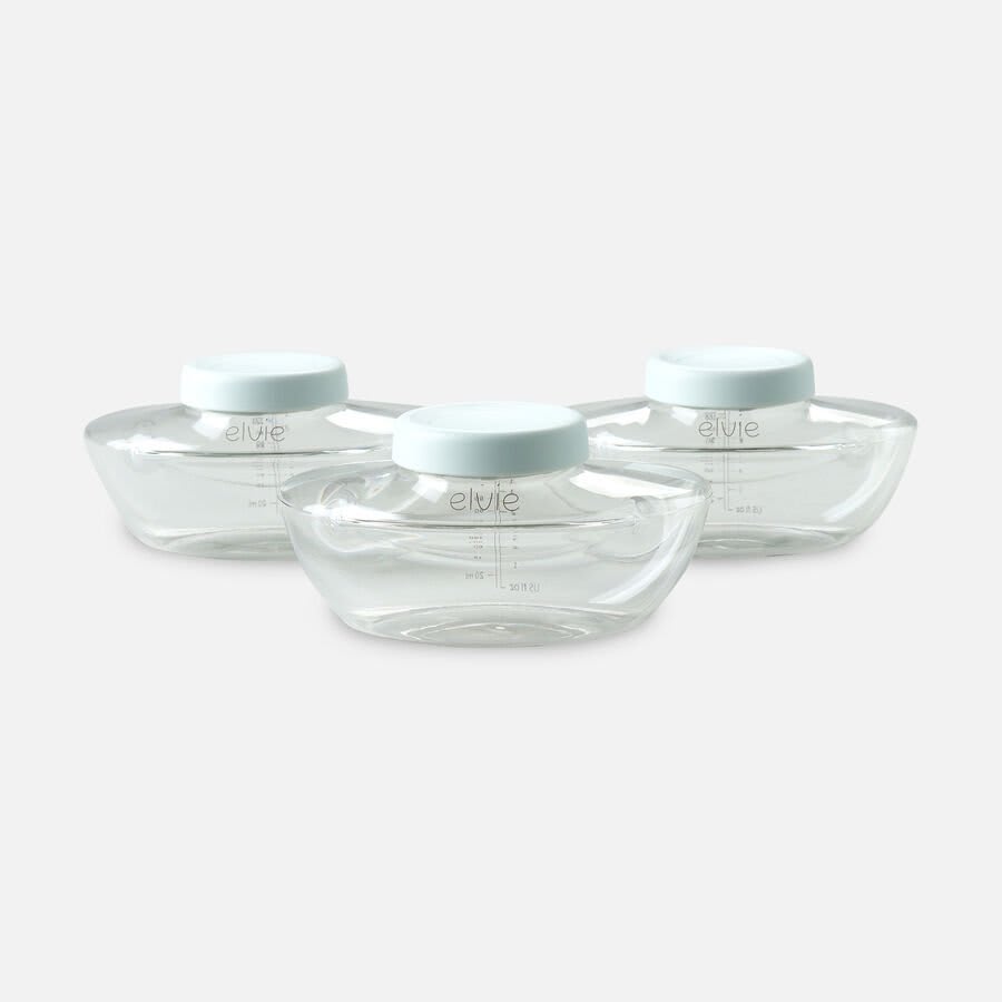 Elvie - 3Pk Pump Breastmilk Storage Bottles