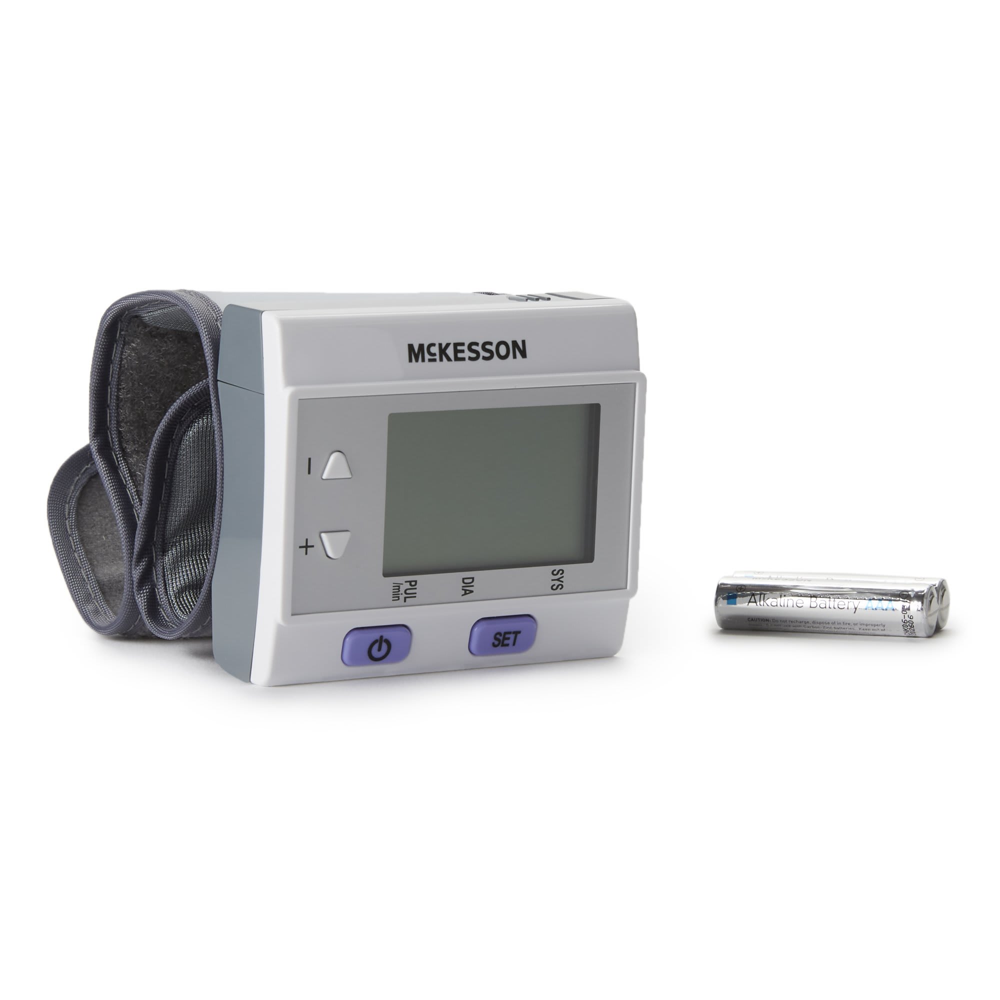 McKesson Adult Wrist Automatic Digital Blood Pressure Monitor, One Size  Fits Most