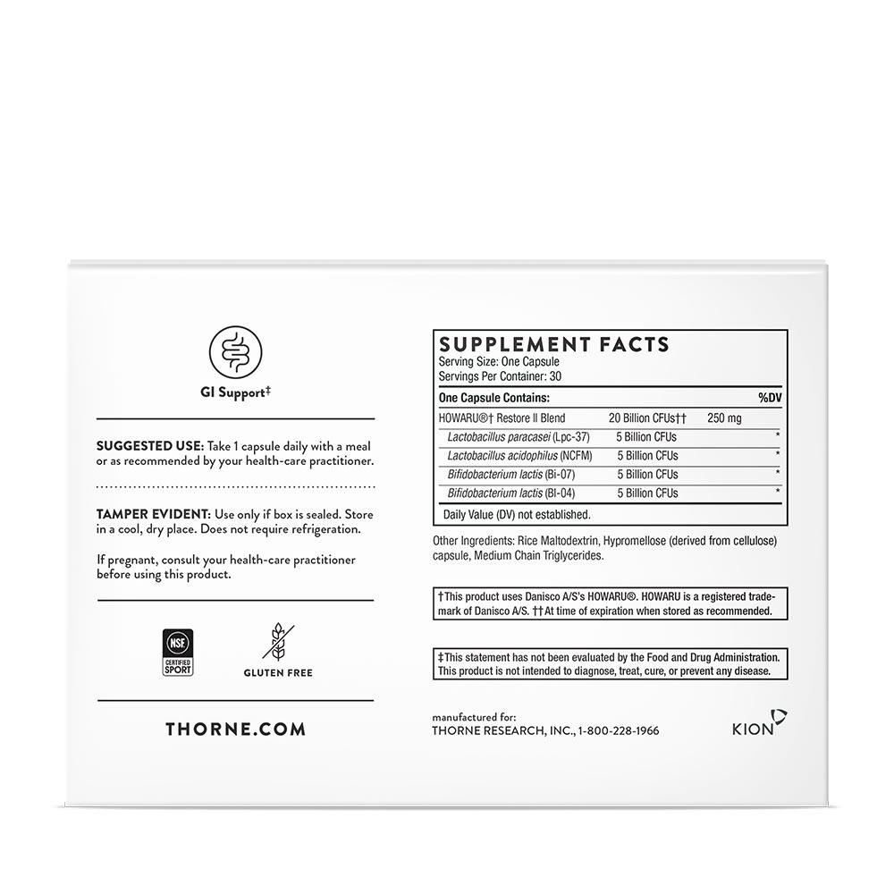 Thorne FloraSport 20B® - 30 ct