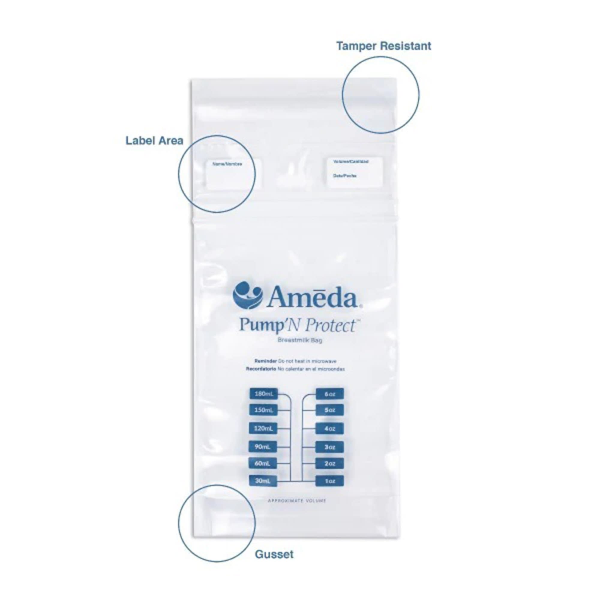 Ameda Store 'N Pour Breast Milk Storage Bags Getting Started Kit