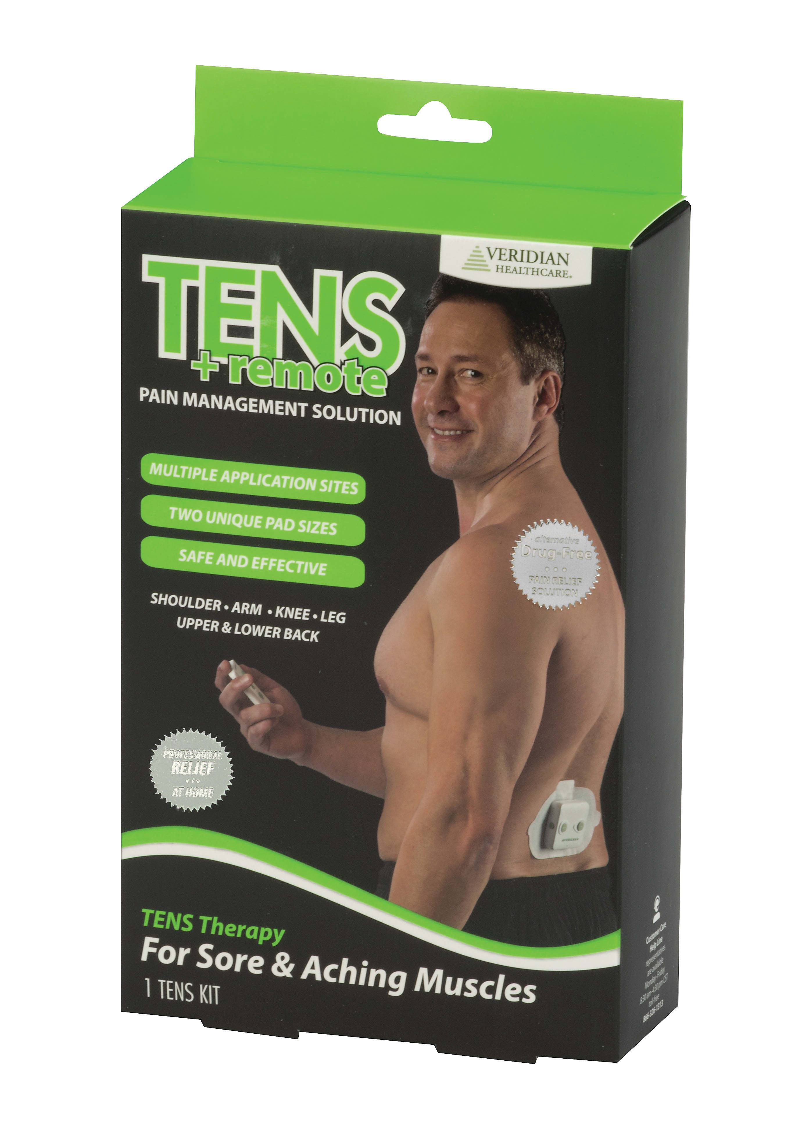 Wireless TENS Unit - Drug Free Back Pain Relief