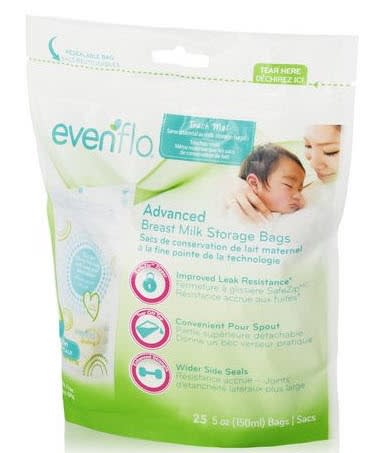 Evenflo Advanced Breast Milk Storage Bags - 100 Count