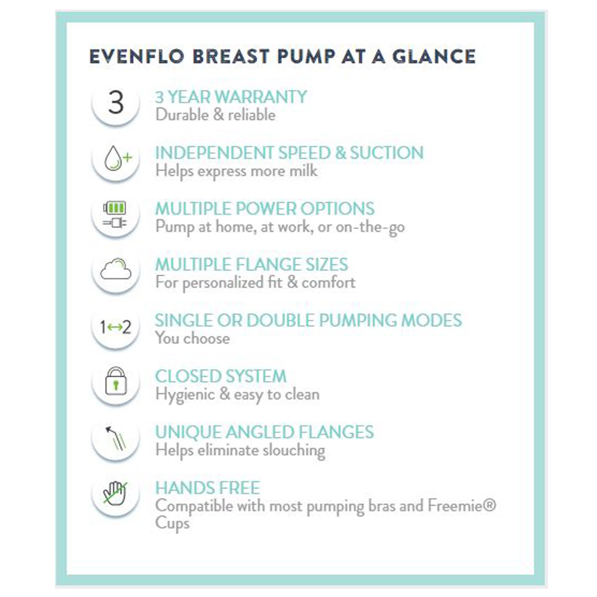 🤱 Evenflo Breast Pumps & Breastfeeding Accessories – Evenflo Feeding