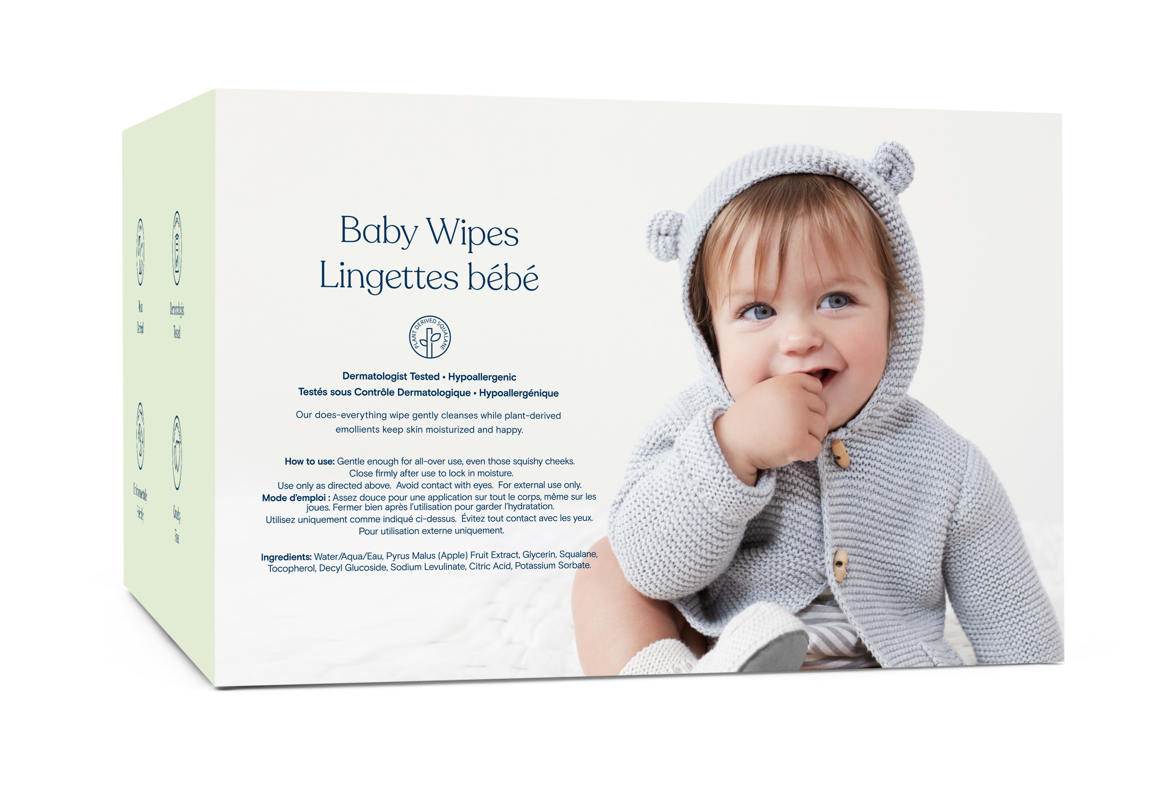 Pipette Baby Wipes, 4 pack - 288 ct