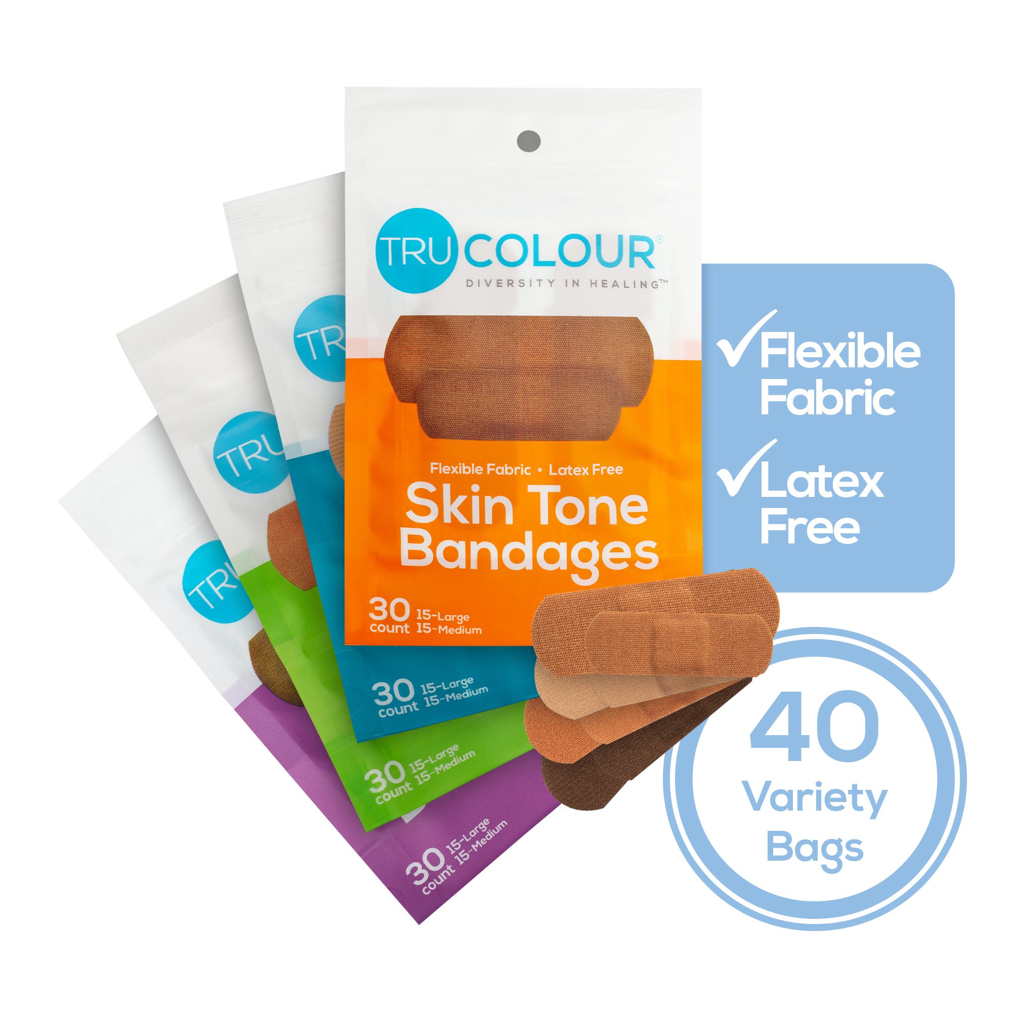 TruColour Kinesiology Tape for Dark Brown Skin - Single Roll – TruColour  Bandages