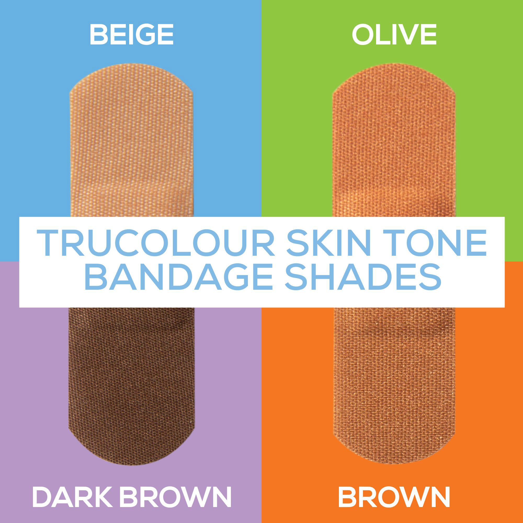 Tru Colour Skin Tone Bandages Variety