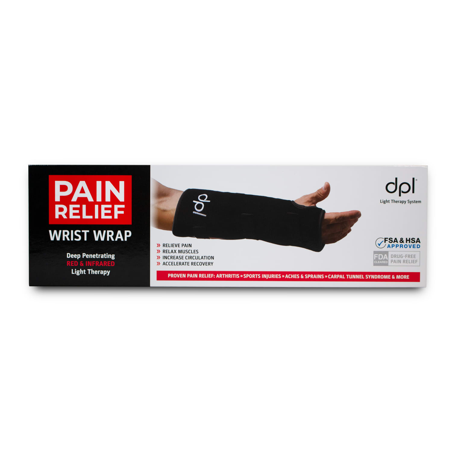 DPL Wrist Wrap - Pain Relief Light Therapy