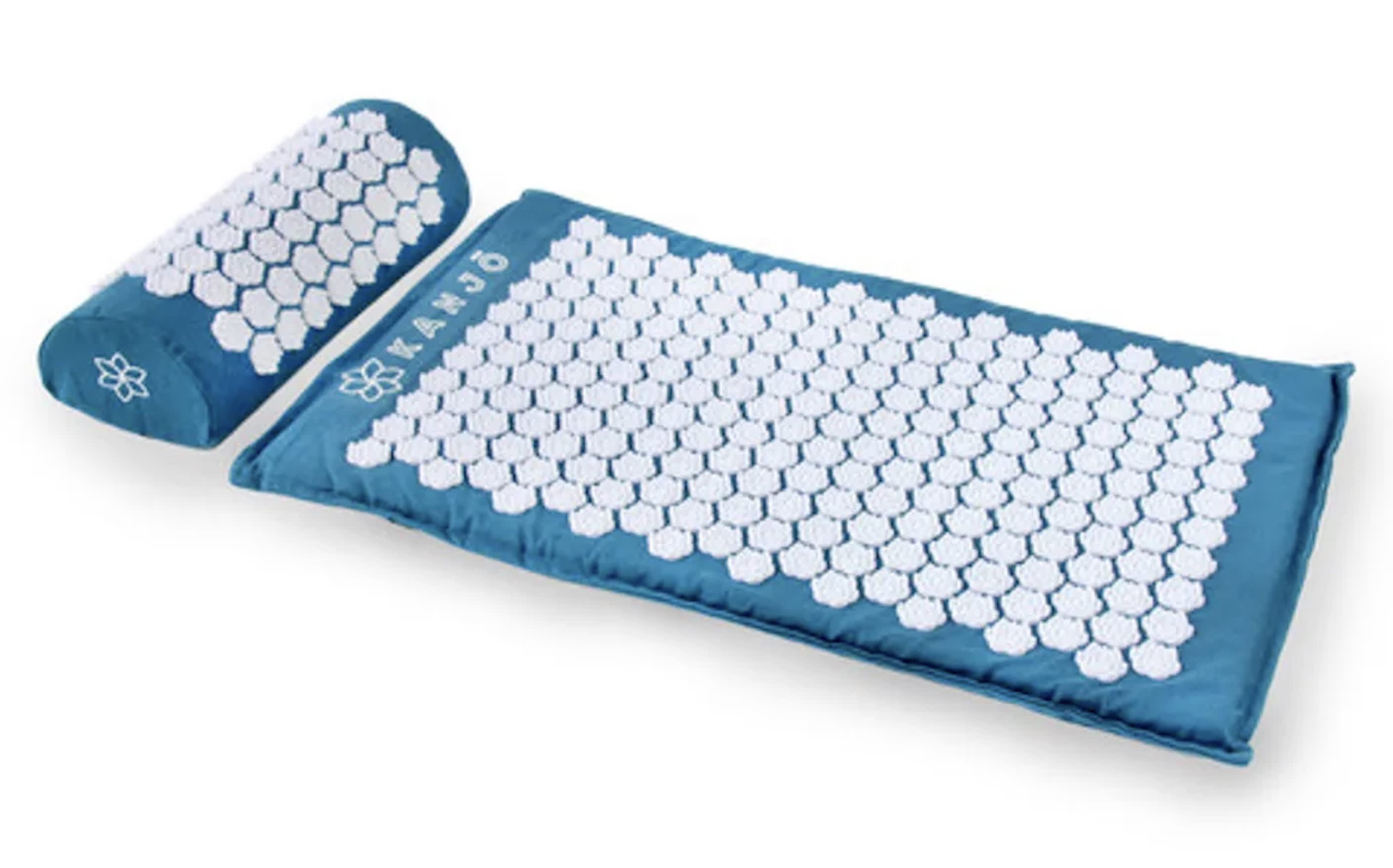 Kanjo Acupressure Memory Foam Foot Mat, Sapphire