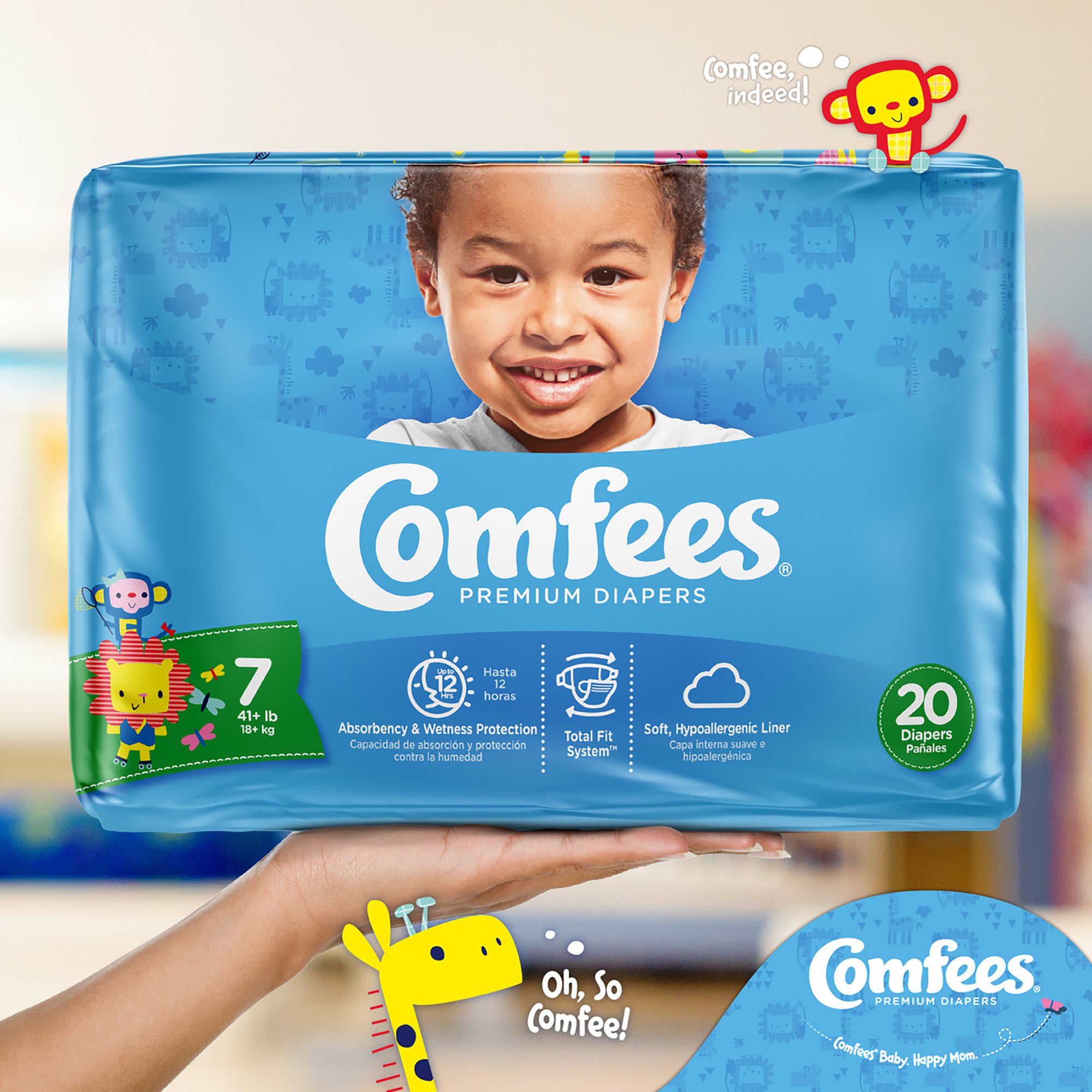 Comfees Diaper, Size 5