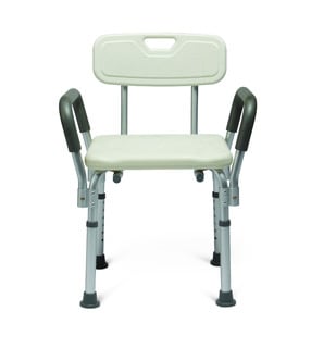 Adjustable Shower Chair for Inside Shower, HSA/FSA Eligible Round Shower