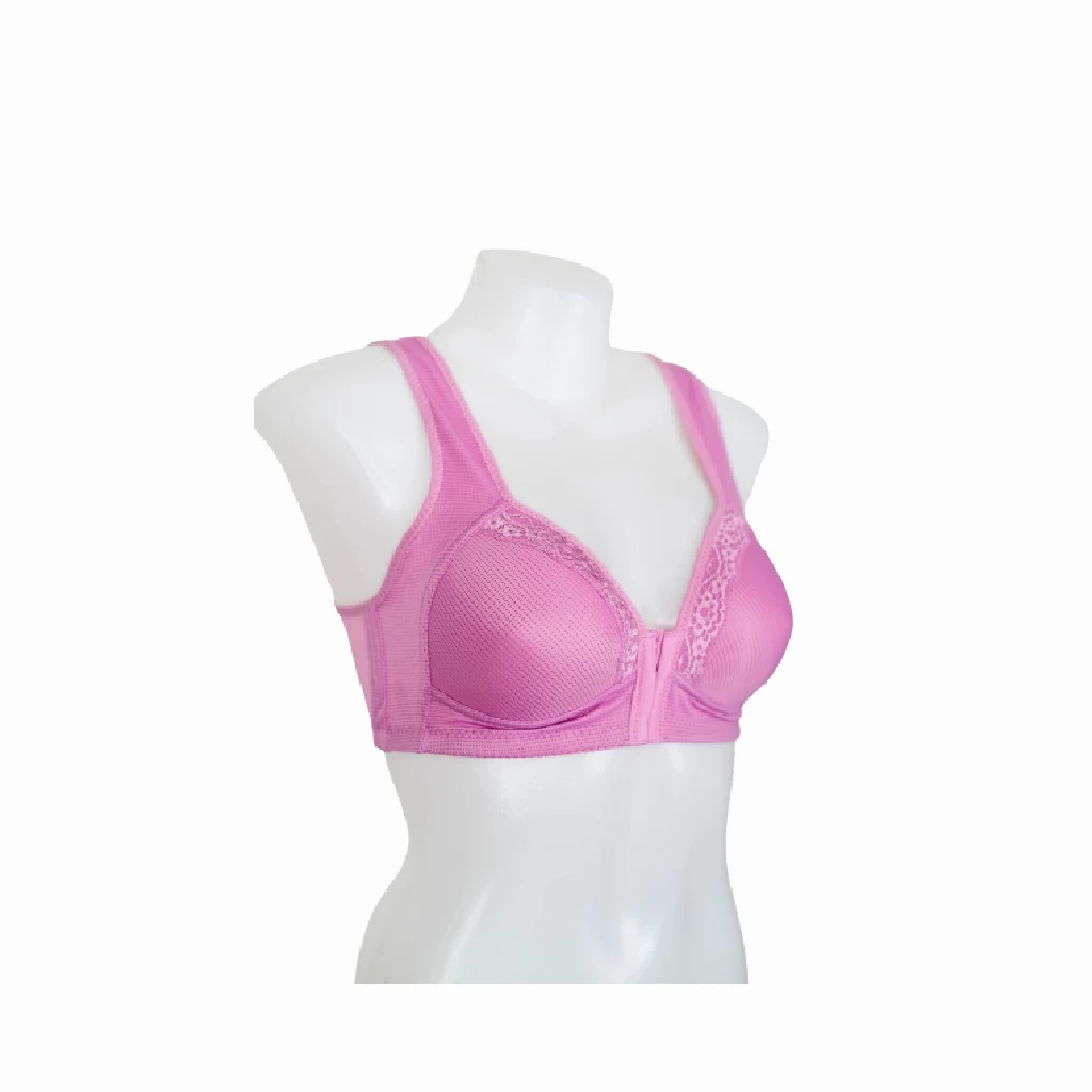 Lily Bra Wireless Bra เสื้อชั้นในไร้โครง ตะขอหน้า สี ส้มพีช จำนวน