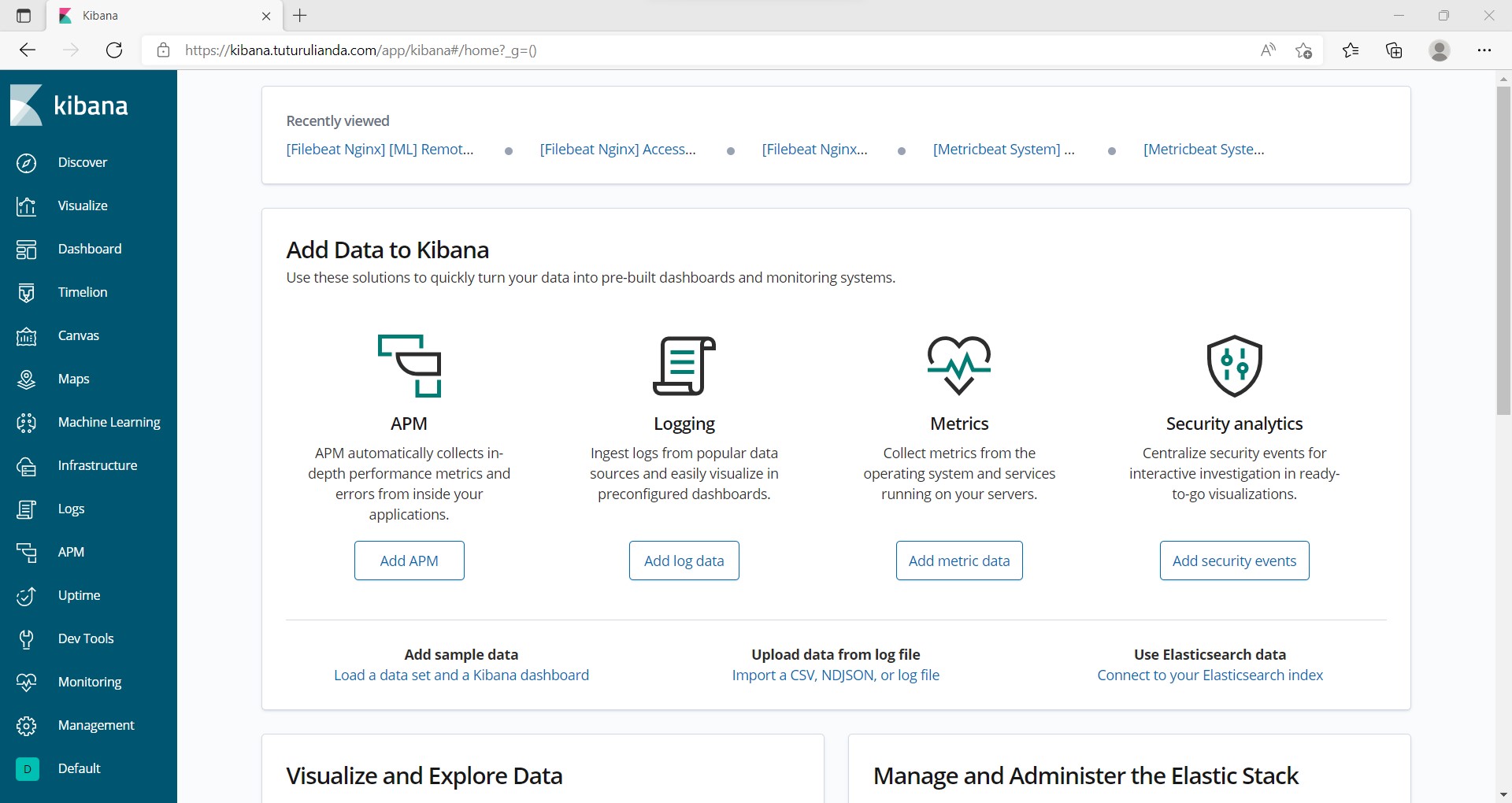 Implementing WAF Dashboards Using ELK Stack with Filebeat