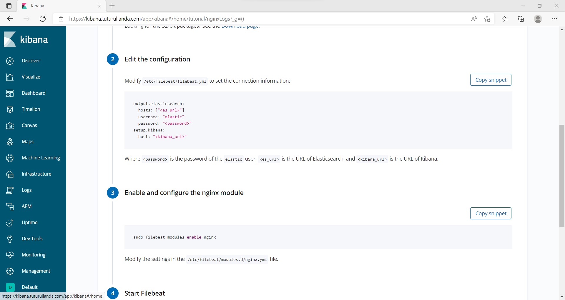 Implementing WAF Dashboards Using ELK Stack with Filebeat