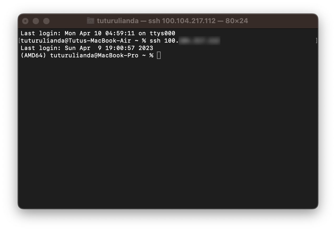 Implementing Secure SSH Using Peer-To-Peer Tailscale VPN On macOS