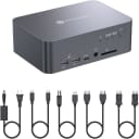 AV Access KVM Switch 2 Monitors 2 Computers, KVM Dock for Laptop & Desktop