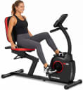 VANSWE Recumbent Exercise Bike for Home Seniors with 380 LB Weight Capacity
