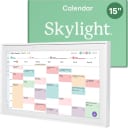 Skylight Calendar – 15" Touchscreen Digital Calendar & Chore Chart, White