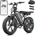 TST Electric Bike for Adults, 48V 15/25 Ah Battery, 2000W Peak Motor, 28MPH