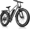 Funhang Electric Bike for Adults, 1000W Peak Ebike, 20MPH 60Miles Electric Mountain Bike, 26" Fat Tire Electric Bicycle with 48V 13AH Battery, Front Suspension,7 Speed, Rear Rack, UL 2849 Certified