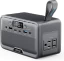 Daran Portable Power Station 89.6Wh LiFePO4 Battery 100W(200W Peak) Solar Power Bank, Portable Charger Small Generator with AC Outlets & PD Fast Charging for Home/Laptop/Camping(Solar Panel Optional)