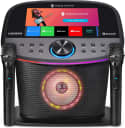 Singing Machine Karaoke Machine Screen, WiFi, Music Apps, 2 Microphones