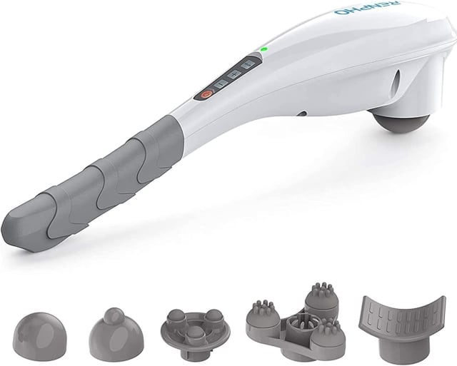 RENPHO Cordless Handheld Massager, 5 Adjustable Speeds and Massage Modes
