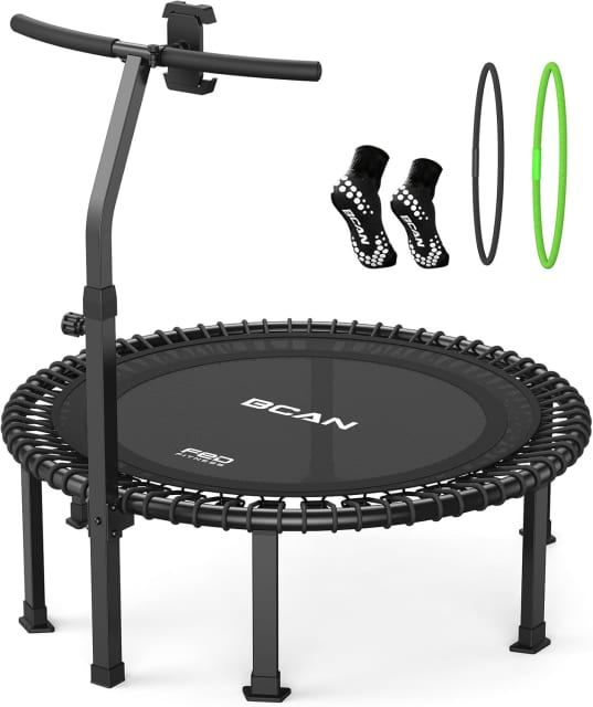 BCAN BT4 Soft Land Pro Adult Bungee Rebounder Trampoline Handle|FED Fitness
