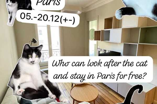 House sit in Paris, France