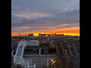 View from roof top of our row home