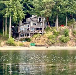 View of the house from the water