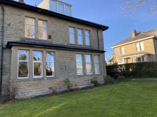Large detached house with big secure garden.
