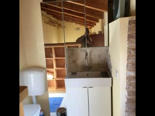 Part of the bathroom